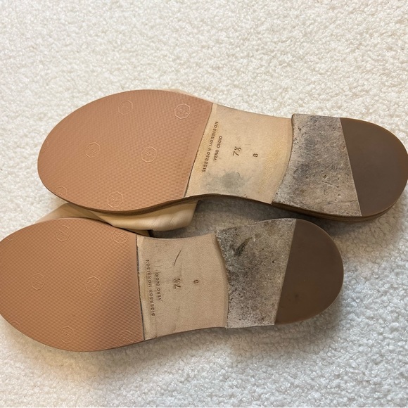 SIGERSON MORRISON calfskin knotted leather Easter sandals nude - Picture 6 of 7